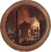 unknow artist The Destruction of troy oil on canvas